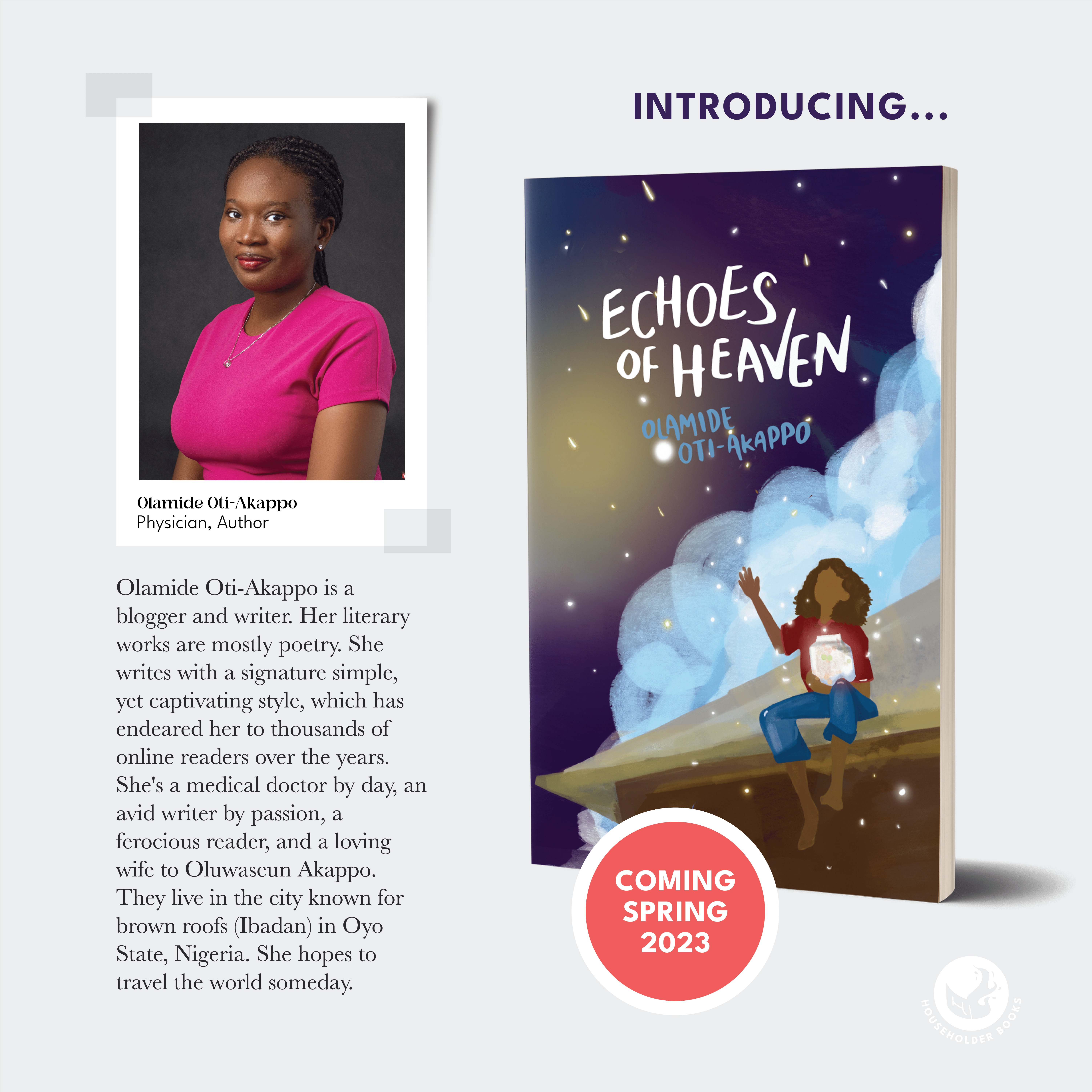 “Echoes of Heaven” poetry book announced